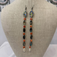 #16 Three Pairs of Native Earrings - Image 8