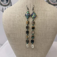 #16 Three Pairs of Native Earrings - Image 6